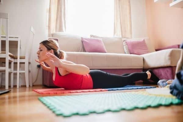 Ski Übung Schwimmer