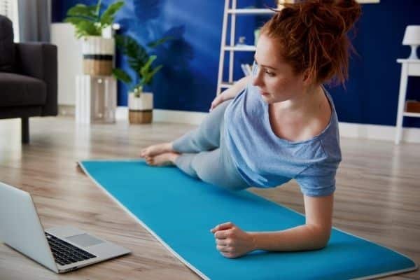 Ski Übung Seitenstütz