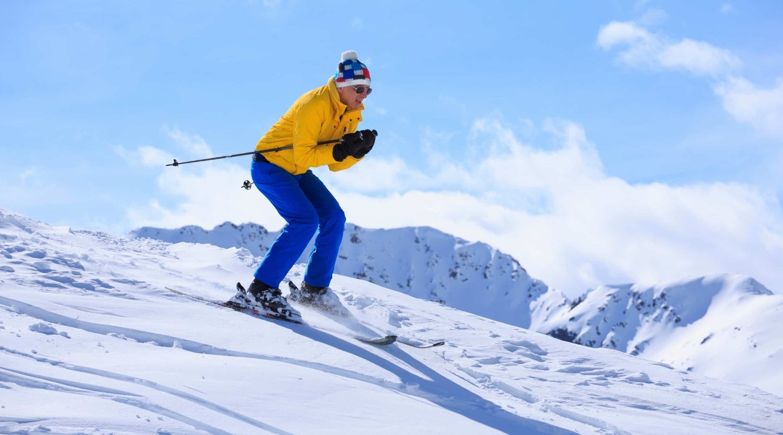 Skifahren haltung Technik