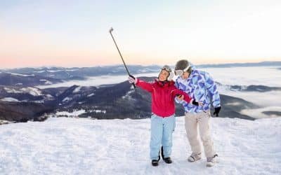 Digitale Gadgets beim Skifahren